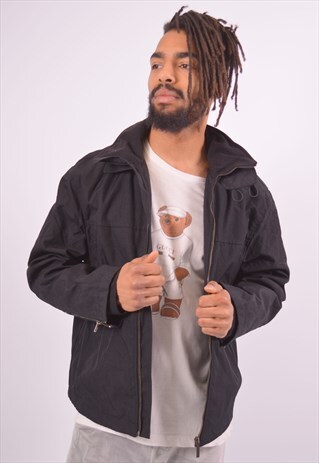 VINTAGE ICEBERG WINDBREAKER JACKET BLACK