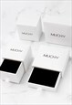 WOMEN'S TINY STUD EARRINGS WITH THREE STONES - GOLD