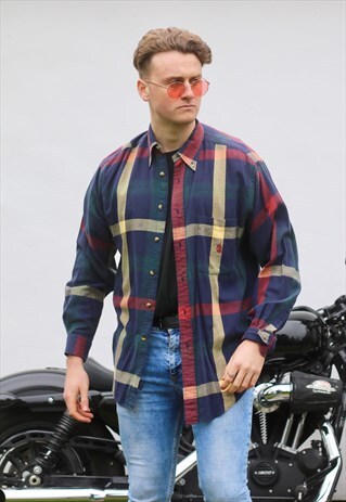 NAUTICA USA PLAID CHECK SHIRT