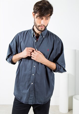 VINTAGE POLO RALPH LAUREN SHIRT / S4979