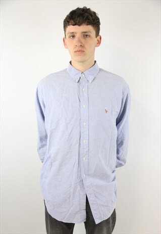 VINTAGE RALPH LAUREN BLUE SHIRT