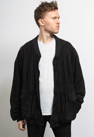 VINTAGE SUEDE BOMBER JACKET