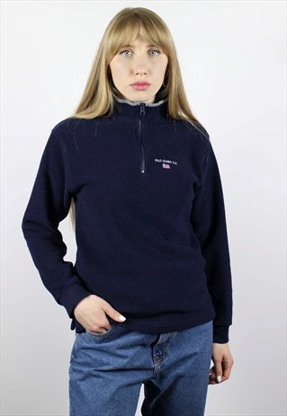 VINTAGE POLO JEANS BY RALPH LAUREN FLEECE JACKET 90S