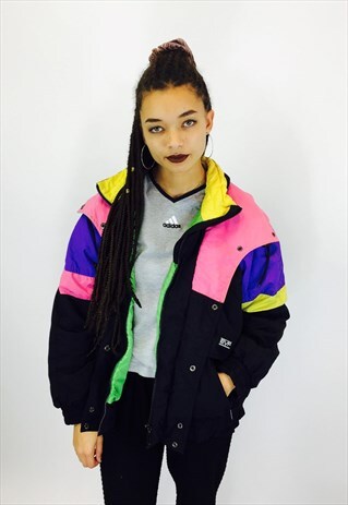 COLOURFUL RAVE SKI BOMBER COAT