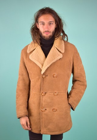 VINTAGE 90'S SHEARLING COAT