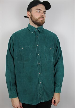 VINTAGE CORDUROY SHIRT SIZE LARGE
