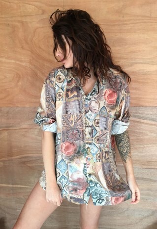 OVERSIZED RETRO 90S 80S VINTAGE UNISEX FESTIVAL SHIRT