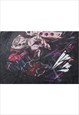 ANIME T-SHIRT VINTAGE WASH TOP NARUTO LONG TEE JAPANESE TOP