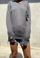 VINTAGE GREY SUPERDRY BLOUSE
