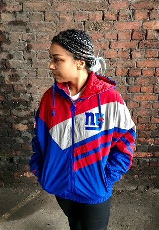 VINTAGE NEW YORK GIANTS NFL BOMBER JACKET COAT