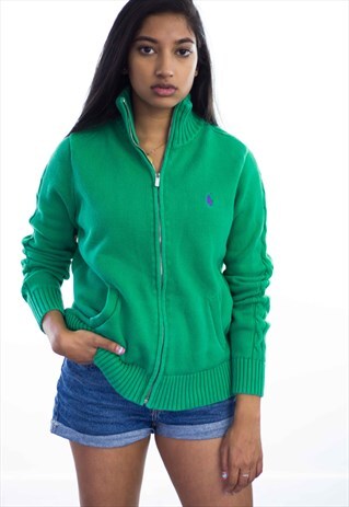 VINTAGE POLO RALPH LAUREN JUMPER SWEATER LOGO 90S XL 21.3