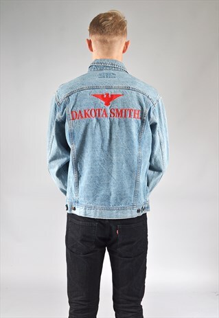 VINTAGE LEE LIGHT BLUE "DAKOTA SMITH" DENIM JACKET