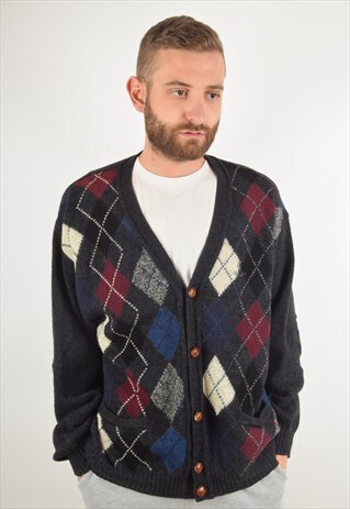 VINTAGE BURLINGTON WOOL CARDIGAN (1433)