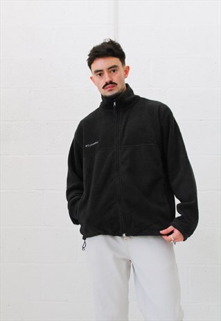 VINTAGE COLUMBIA LOGO FLEECE JACKET