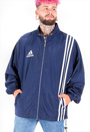 VINTAGE 80S ADIDAS WINDBREAKER JACKET / S1907