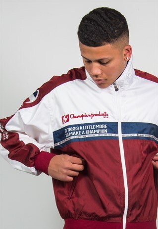 VINTAGE CHAMPION TRACKSUIT JACKET BOMBER
