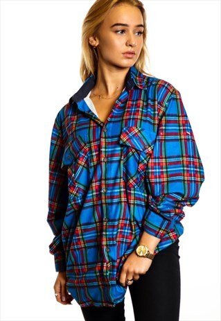VINTAGE FLANNEL SHIRT S787