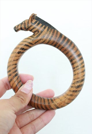 ZEBRA WOODEN HANDMADE BRACELET