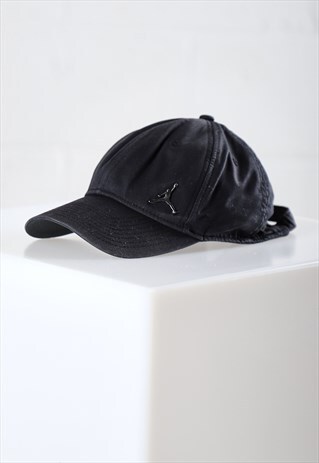 Vintage Nike Air Jordan Baseball Cap in Black Summer Gym Hat