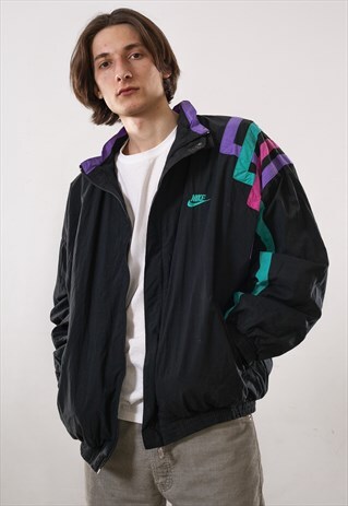 90'S VINTAGE MENS NIKE WINDBREAKER TRACK SUIT JACKET