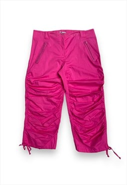 Pink capri shorts