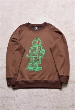 Vintage Billionaire Boys Club Robot Print Sweater