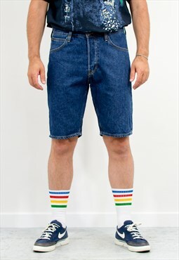 Lee vintage denim shorts in blue jean