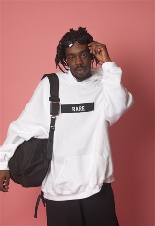 RARE WHITE OVERSIZED HOODIE