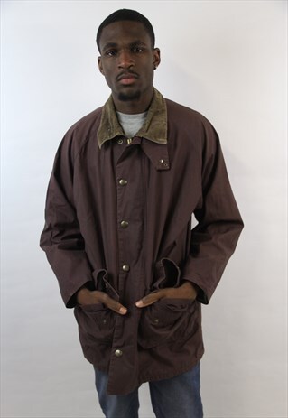 VINTAGE 90'S GRAPE WAX JACKET