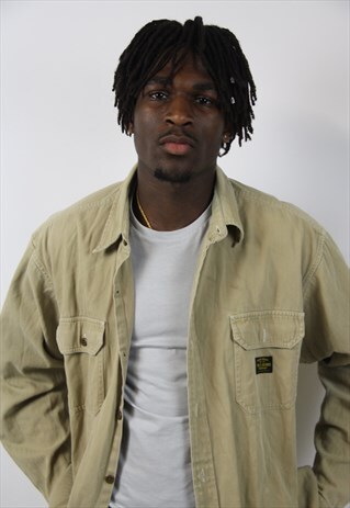 VINTAGE RALPH LAUREN HEAVY BEIGE SHIRT