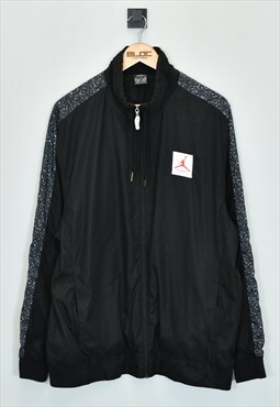 Vintage Nike Air Jordan Shell Jacket Black XLarge 