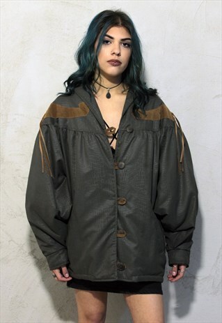 VINTAGE 80'S PADDED FEATHERED JACKET A384