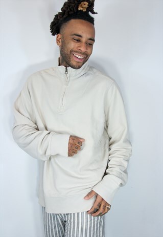 TIMBERLAND ZIP EMBROIDED VINTAGE SWEATSHIRT