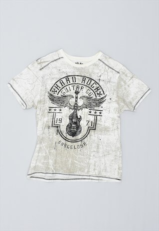 VINTAGE 90'S HARD ROCK CAFE BARCELONA T-SHIRT TOP MULTI