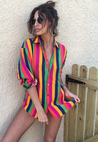OVERSIZED RETRO 90S 80S VINTAGE UNISEX FESTIVAL SHIRT
