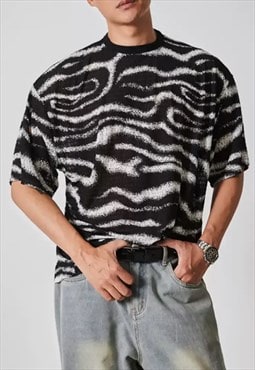 Men's Zebra print T-shirt SS24 Vol.2
