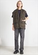 Vintage Green Cargo Vest