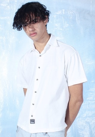 VINTAGE VERSACE JEANS COUTURE WHITE SHIRT