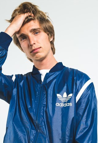 VINTAGE 90S ADIDAS BOMBER JACKET / S4886