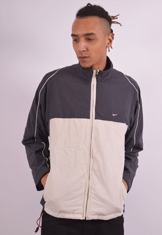 VINTAGE NIKE TRACKSUIT TOP JACKET GREY