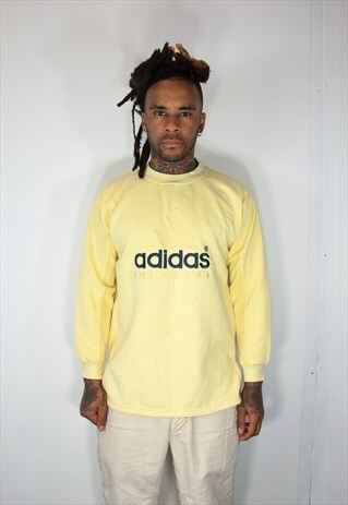 ADIDAS EQUIPMENT EMBROIDED VINTAGE SWEATSHIRT