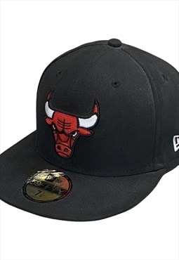 New Era NBA Chicago Bulls Black Cap 7 1/4