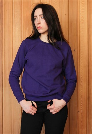 VINTAGE 1990S PURPLE SWEATER