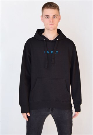 BLACK CA VA? (BLUE) HOODIE
