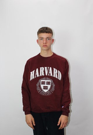 VINTAGE CHAMPION HARVARD UNIVERSITY SWEATER