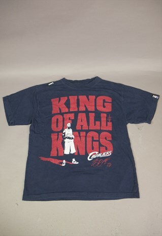 Vintage NBA Cavaliers Lebron James Graphic T-Shirt in Blue
