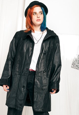 90S VINTAGE LEATHER JACKET