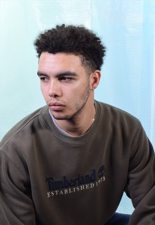 VINTAGE TIMBERLAND KHAKI SWEATSHIRT