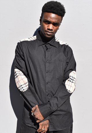RARE VINTAGE BURBERRY NOVA PRINT SHIRT