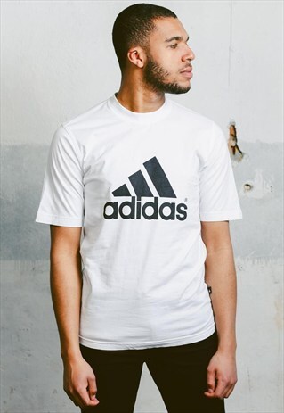 VINTAGE 90S WHITE ADIDAS T-SHIRT